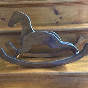 Primitive rocking horse